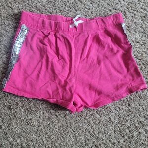 Carters size 10/12 girls Pink Sequin-Trimmed Shorts